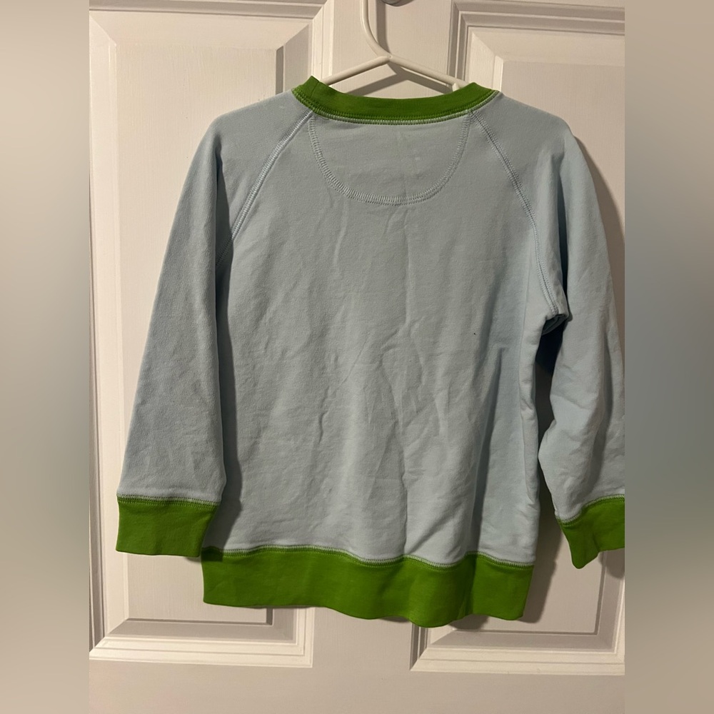 The Beaufort Bonnet Company for Keeneland Light Blue & Green Kids Sweatshirt - Picture 3 of 3